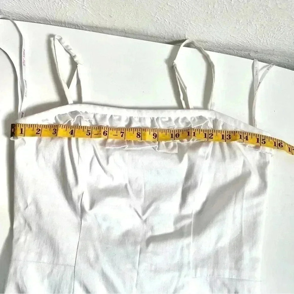 Betsey Johnson Back Ruffle Bow Above the Knee Dress in White - Picture 13 of 13